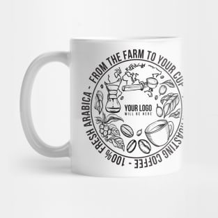 Custom Coffee T-shirt Mug